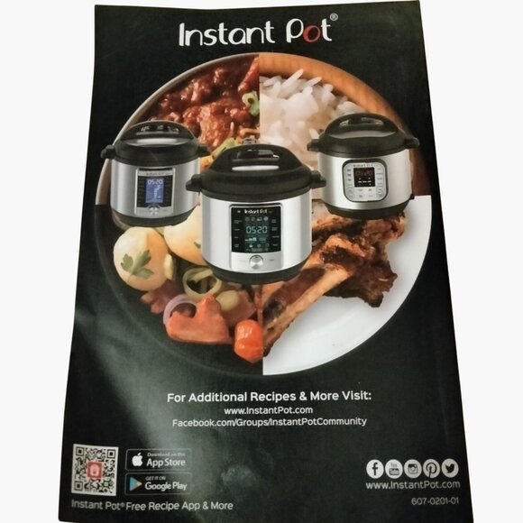 Instant Pot Recipe Booklet For 6 to 8 Quart Pressure Cookers - Picture 2 of 5